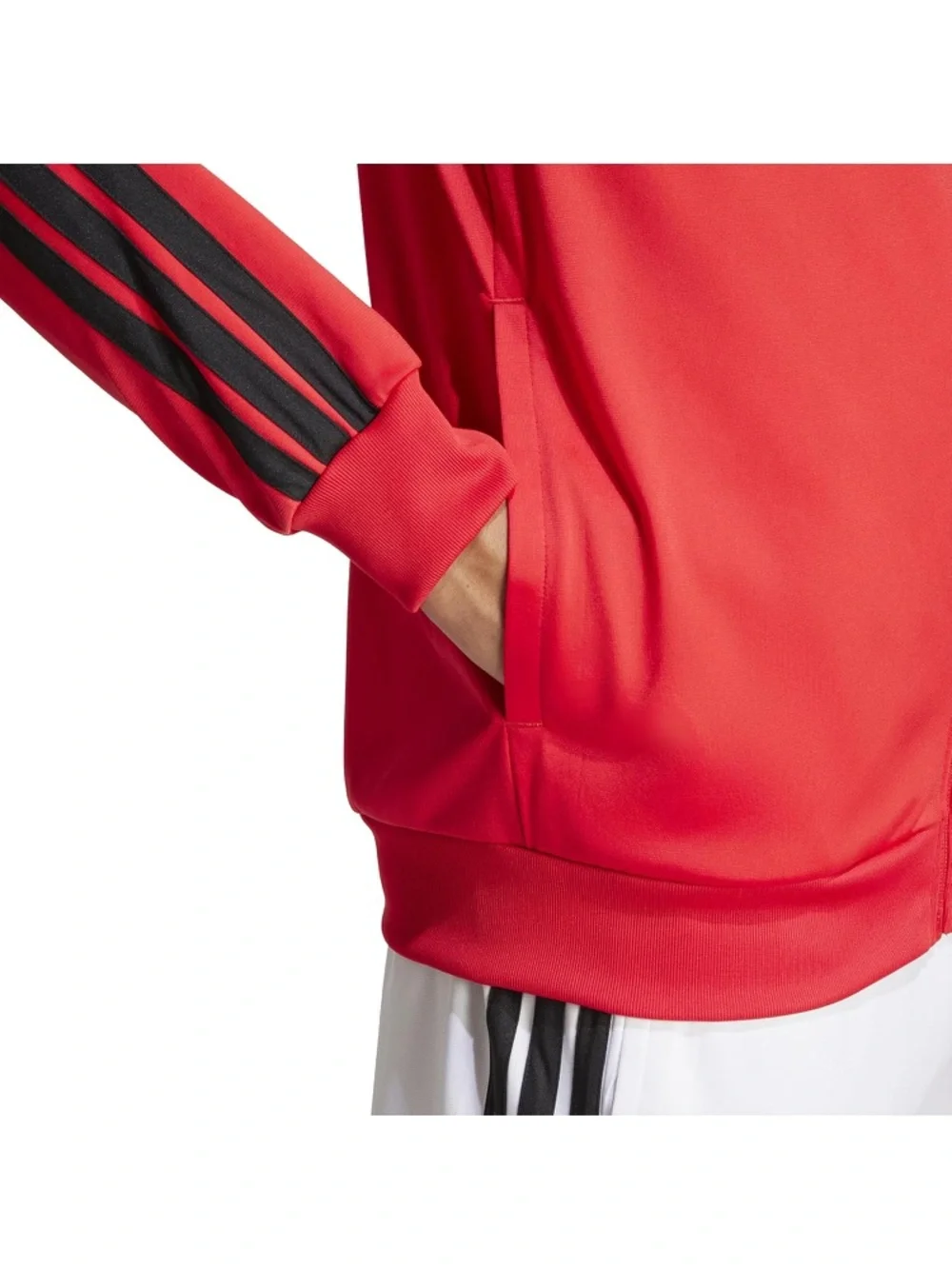 Adidas 3-Stripes Tricot Track Jacket Pure Ruby Red Men’s  MEDIUM❤️NWT✨